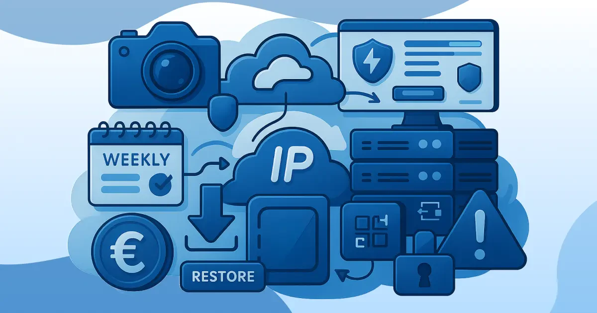 vpsbg introduces backups and snapshots