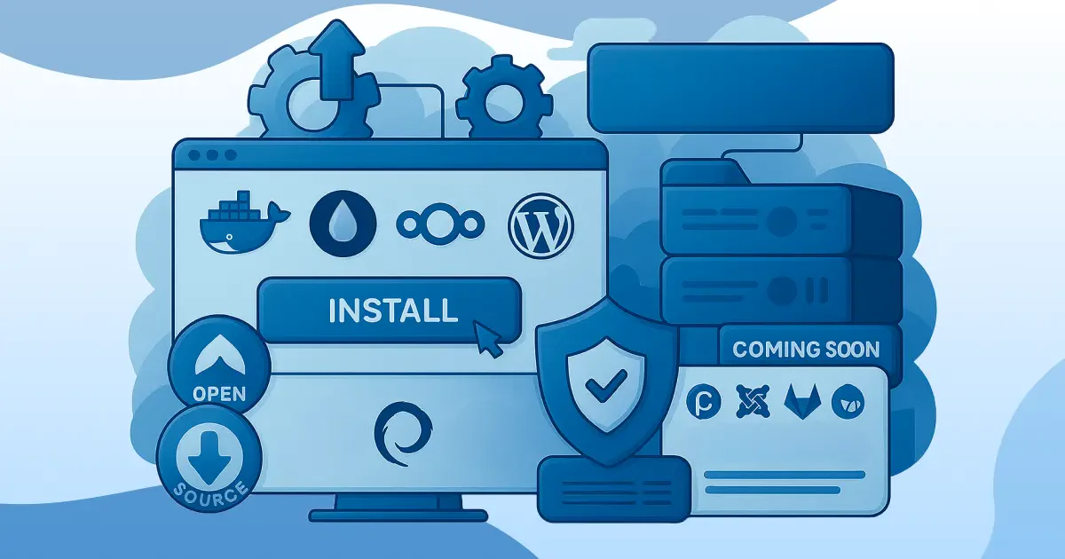 releasing docker, wireguard vpn, nextcloud and wordpress application templates