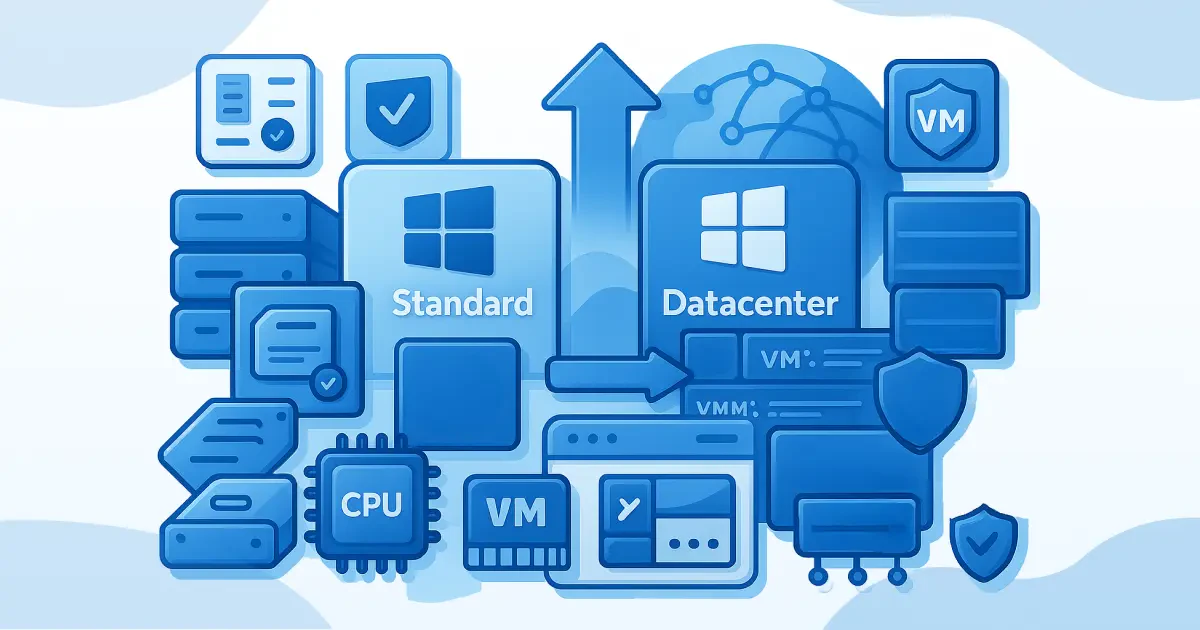 windows server standard vs datacenter edition