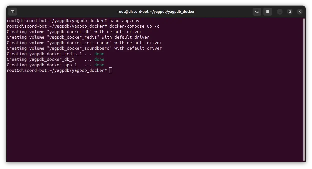 docker compose