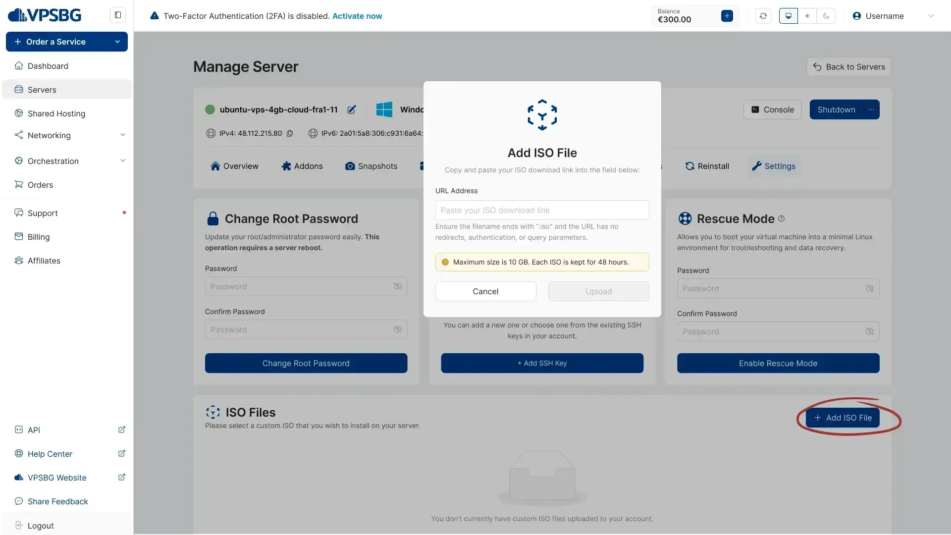 add iso files