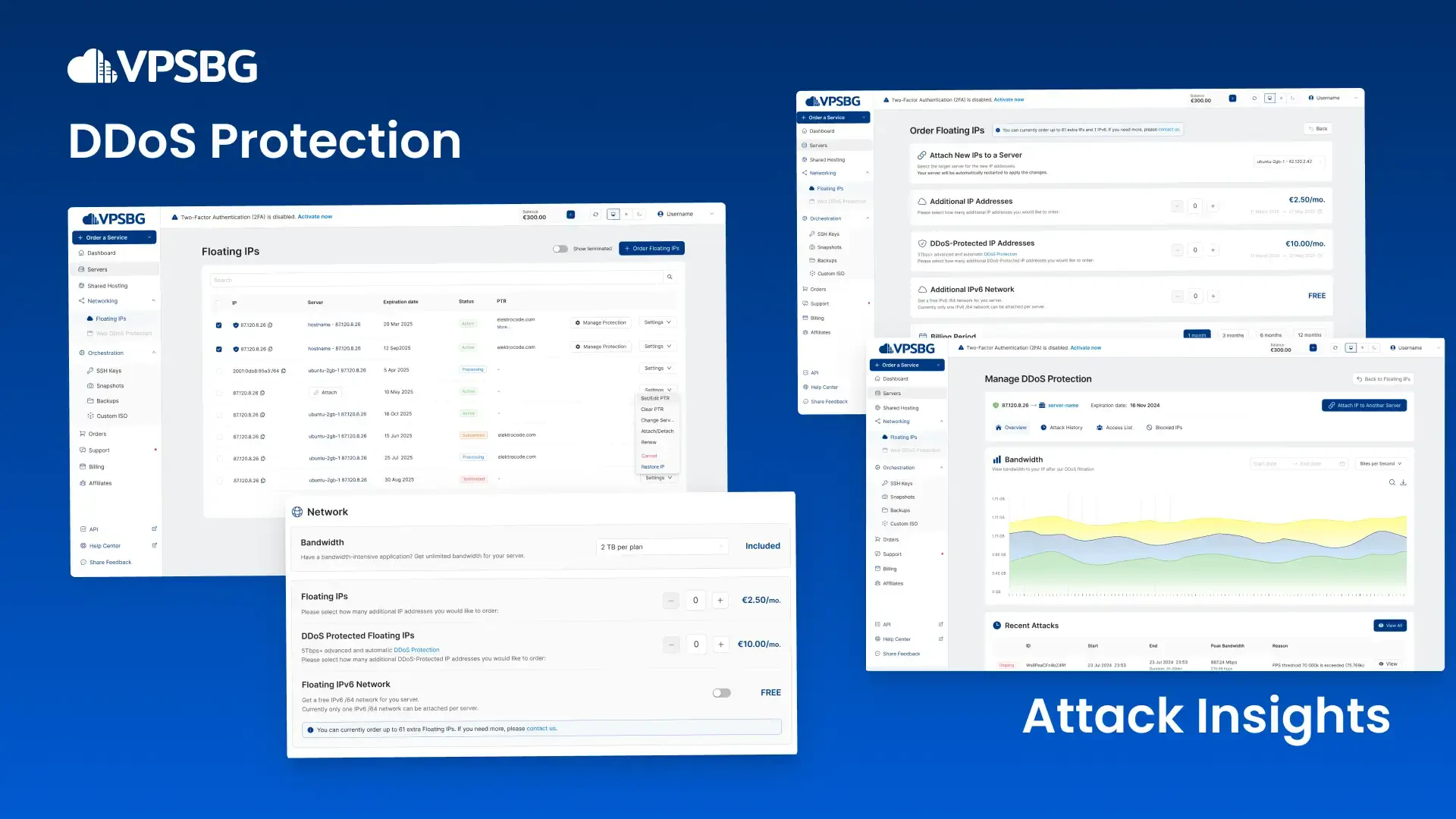 ddos-protected floating ips