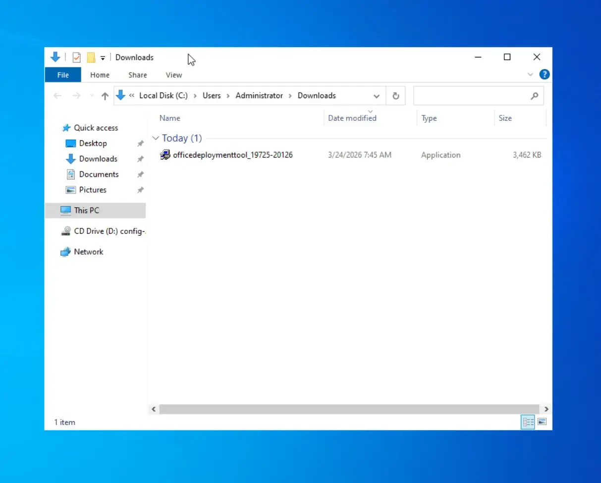 initiate the installation
